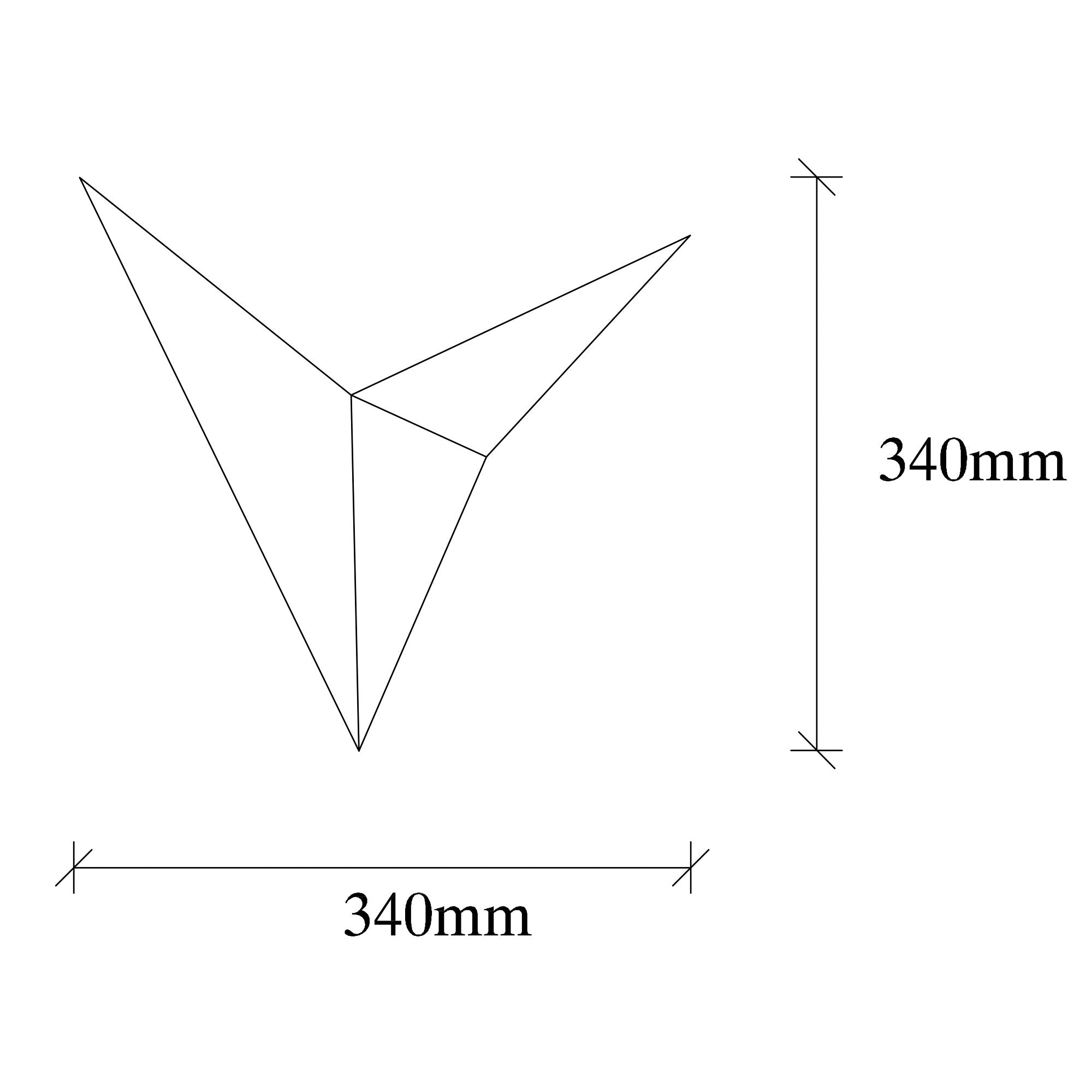 Lampă de perete Bird, 34x5x34 cm, fasung G9/1 , Max 10WPrestigehome.ro - Iluminat - Prestige - #Culoare_Negru