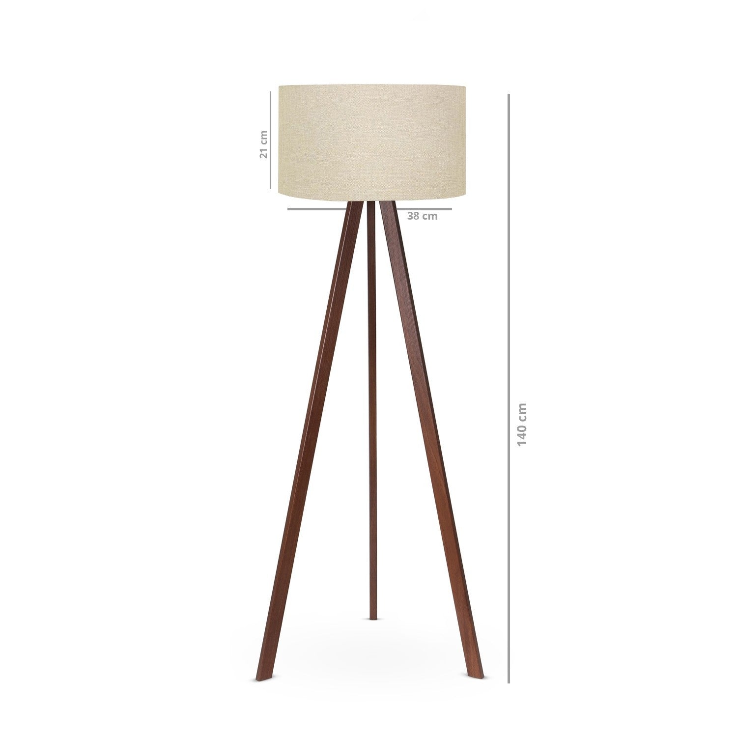 Lampadar AYD 2581, bej, fasung E27, max 60W - Prestige Home