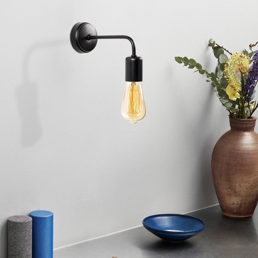 Aplică DENGE 3434, Negru, E27/100W  - Prestige Home