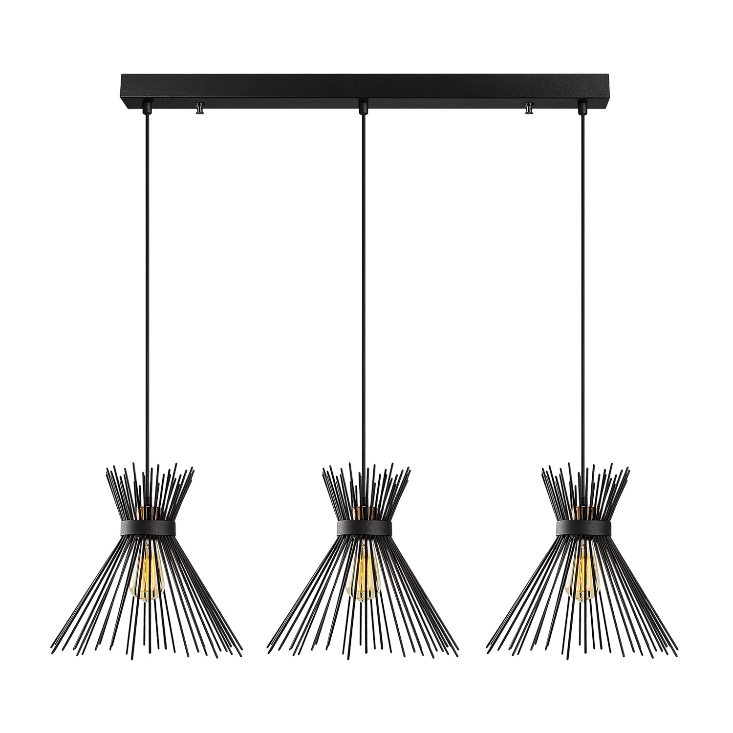 Lustra tip pendul KIRPI 3088, Negru, 3xE27/100W - Prestigehome.ro - Lustre - Prestige