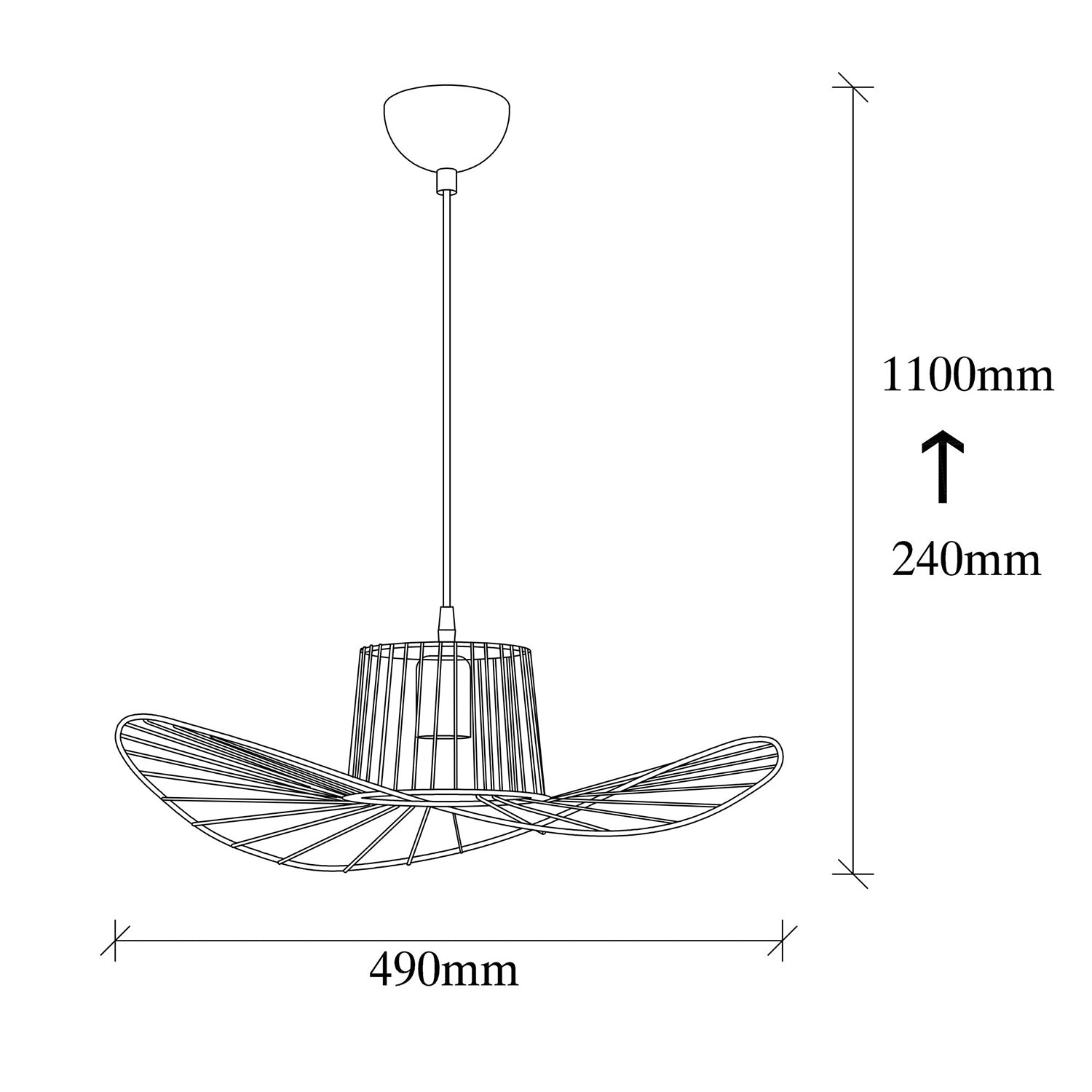 Lustra tip pendul TEL 6721, Negru, E27/100W - Prestigehome.ro - Lustre - Prestige