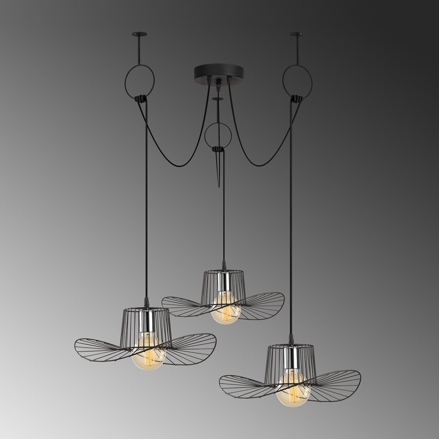 Lustra TEL 6741, Negru, 3xE27/100W - Prestigehome.ro - Lustre - Prestige