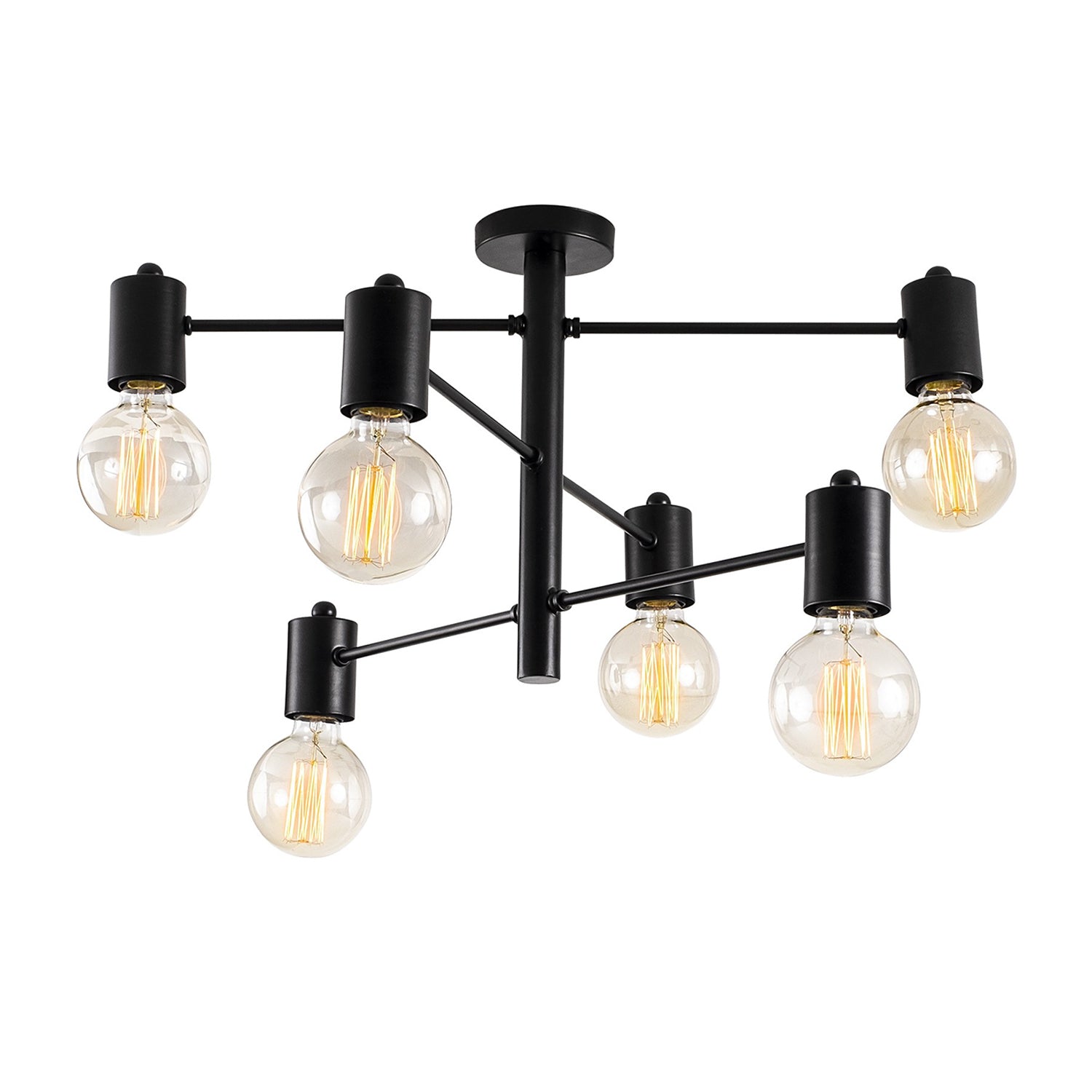 Lustra HEXA 6941, Negru, 6xE27/100W - Prestigehome.ro - Lustre - Prestige