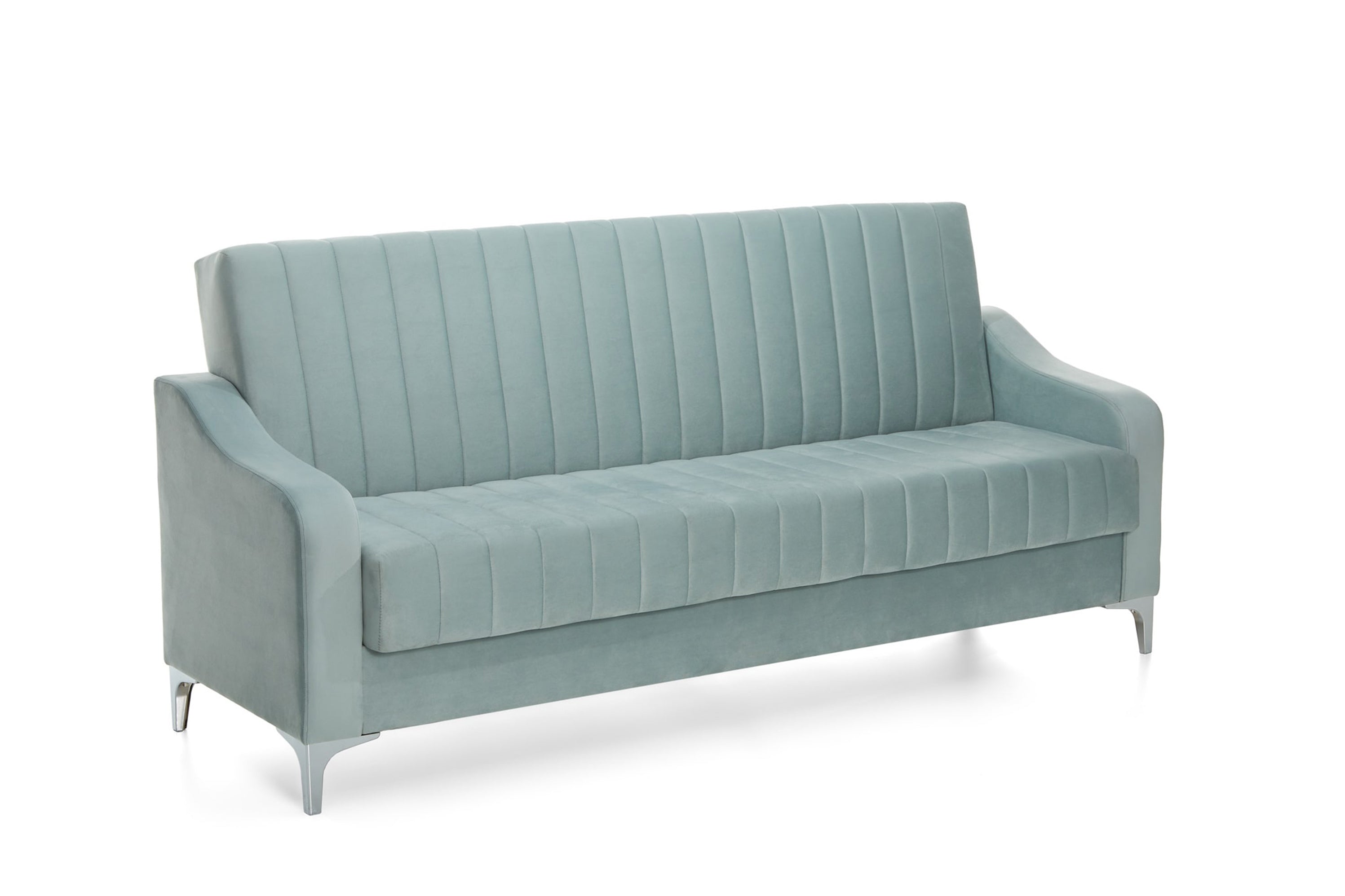 Canapea Extensibila 3 locuri AQUA, cu lada de depozitare, 212x70x97 cm - Prestigehome.ro - Canapea - Prestige - #color_swing-Menta