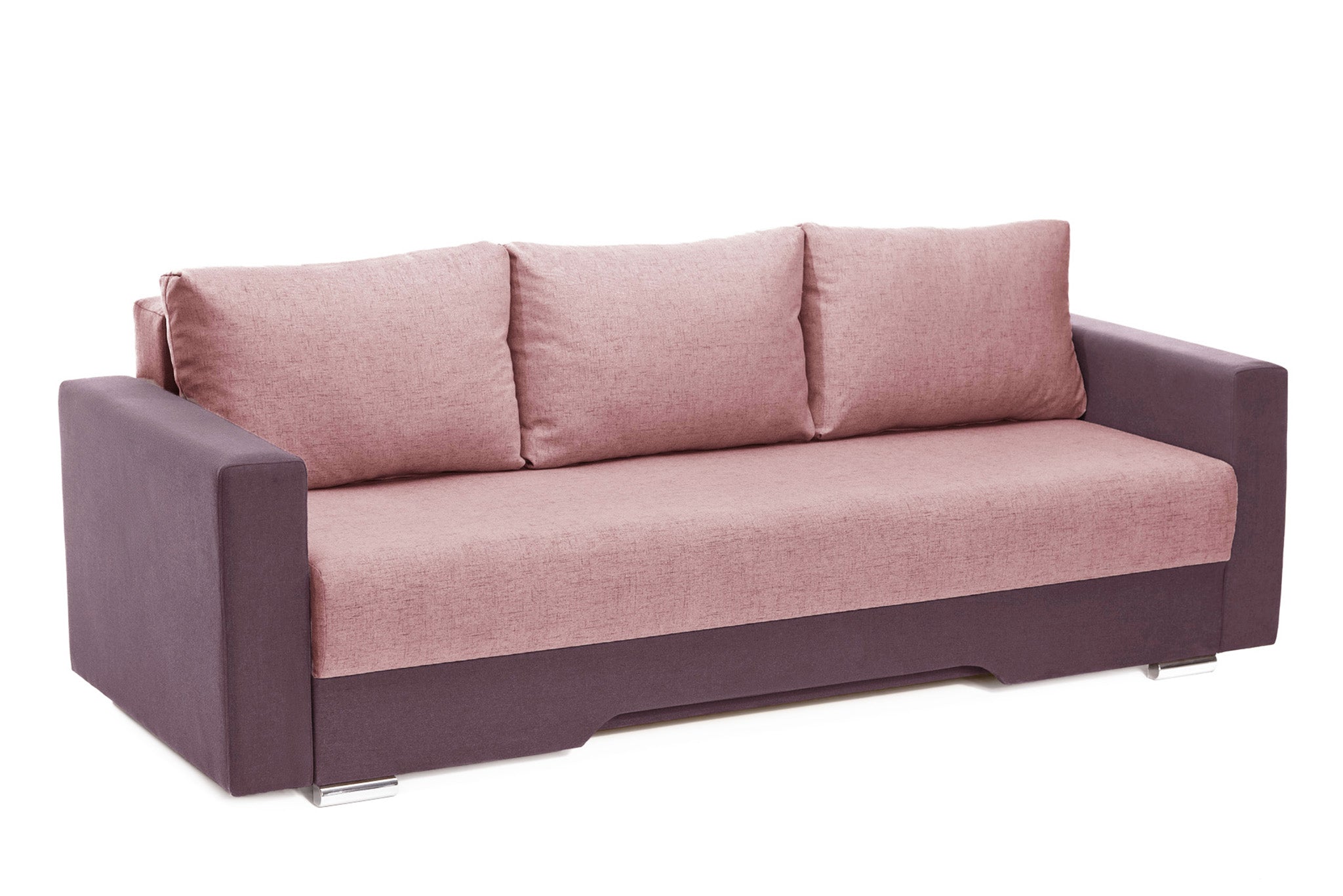 Canapea Extensibila 3 locuri Cesar, cu lada de depozitare, 220x90x85 cm - Prestigehome.ro - Canapea - Prestige #color_roz-mov
