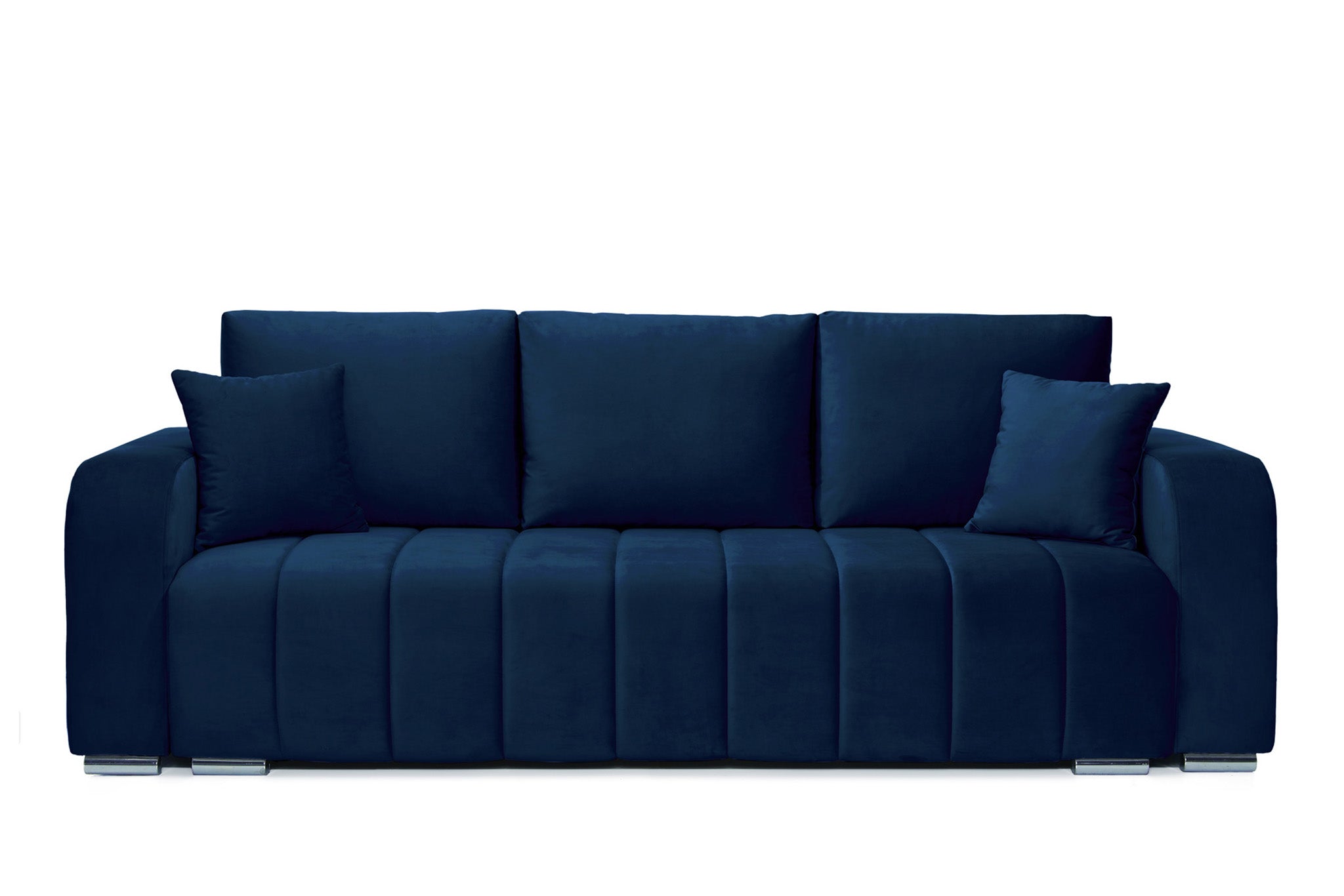 Canapea Extensibila 3 locuri Diego, cu lada de depozitare, 230x92x90 cm - Prestigehome.ro - Canapea - Prestige - #color_velutto-albastru