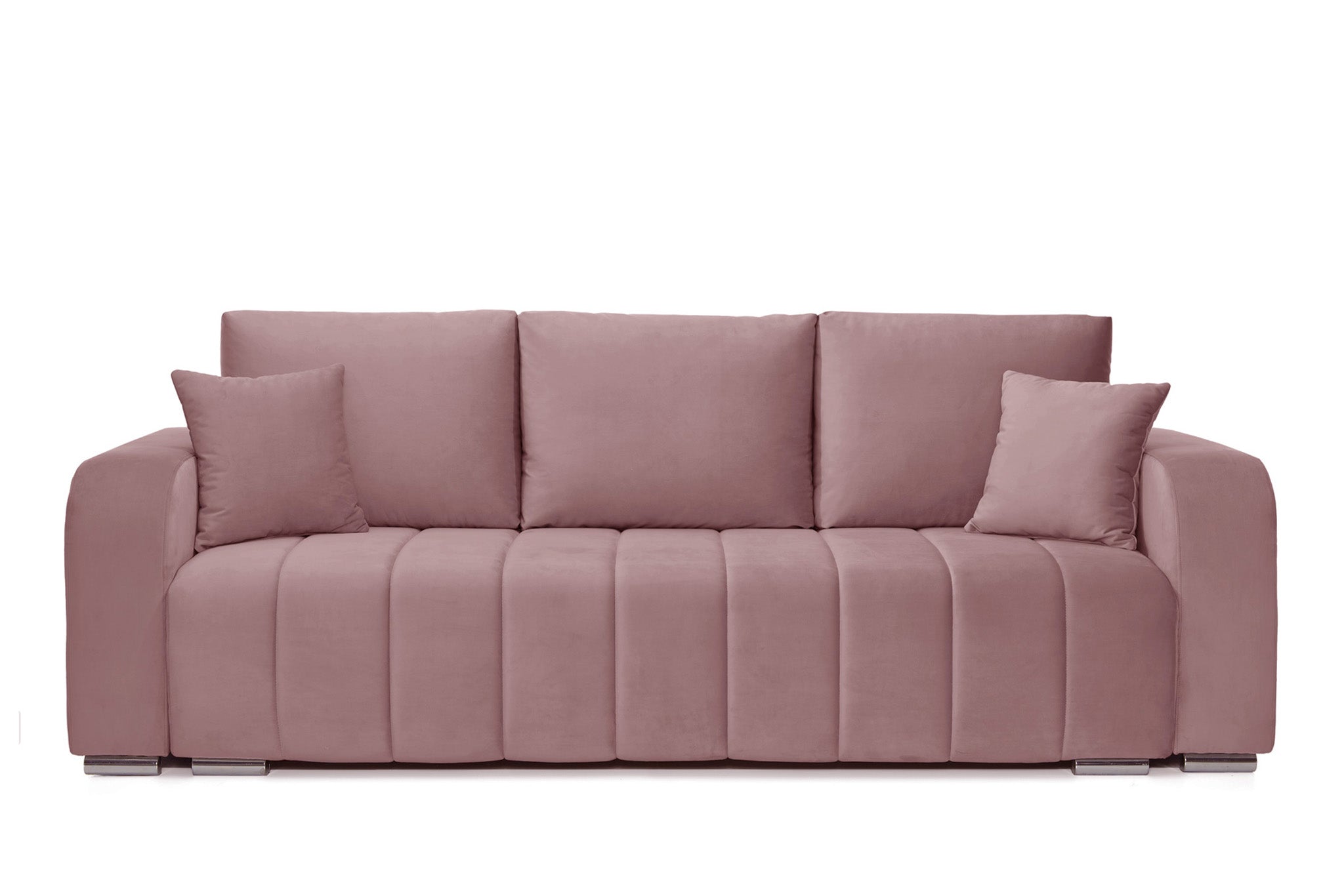 Canapea Extensibila 3 locuri Diego, cu lada de depozitare, 230x92x90 cm - Prestigehome.ro - Canapea - Prestige - #color_velutto-roz