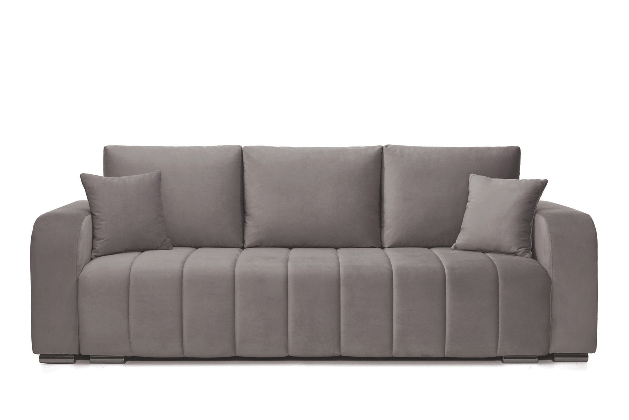 Canapea Extensibila 3 locuri Diego, cu lada de depozitare, 230x92x90 cm - Prestigehome.ro - Canapea - Prestige - #color_velutto-gri