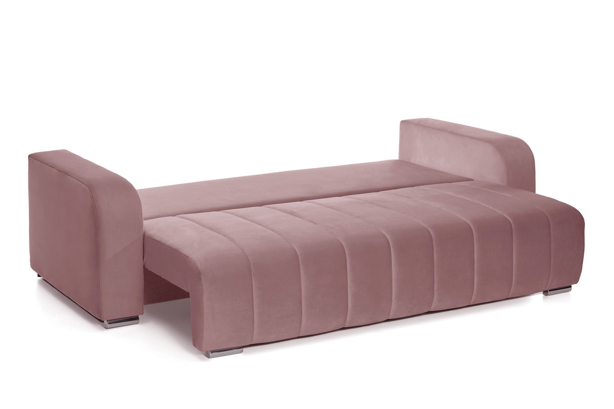 Canapea Extensibila 3 locuri Diego, cu lada de depozitare, 230x92x90 cm - Prestigehome.ro - Canapea - Prestige - #color_velutto-roz