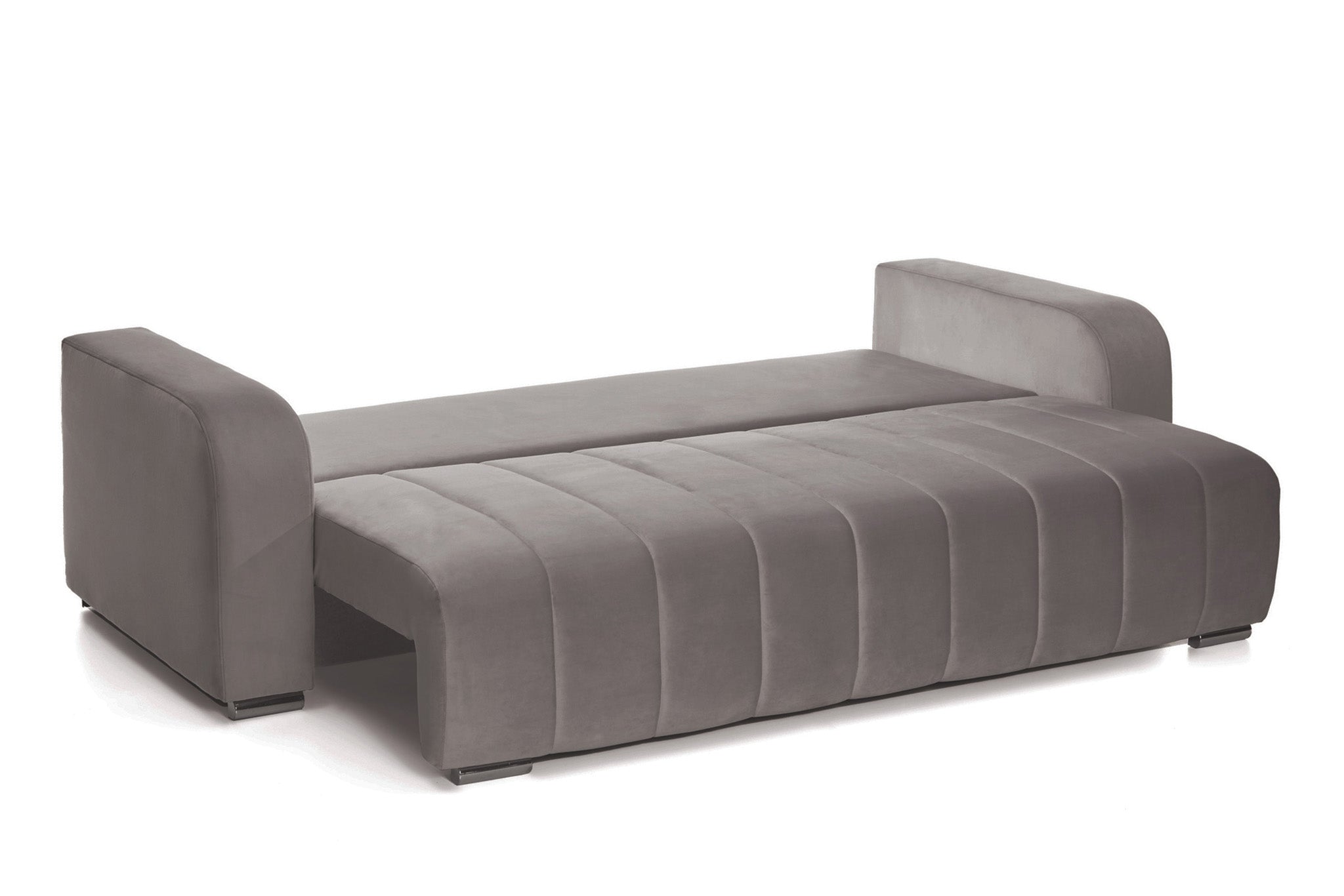 Canapea Extensibila 3 locuri Diego, cu lada de depozitare, 230x92x90 cm - Prestigehome.ro - Canapea - Prestige - #color_velutto-gri