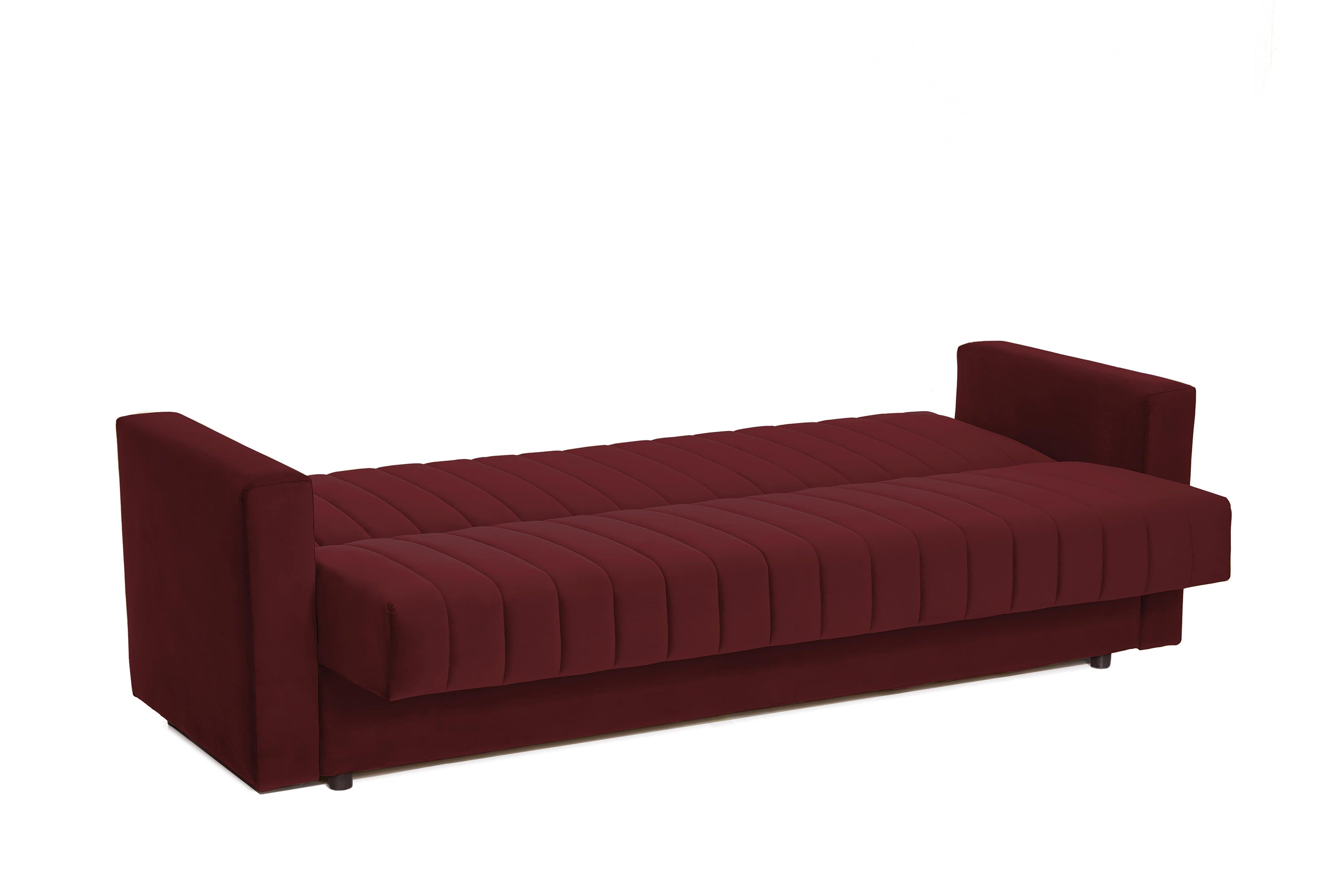 Canapea Extensibila 3 locuri Emerald, cu lada de depozitare 215x70x90 cm- Prestigehome.ro - Canapea - Prestige - #Color_velutto-Bordeaux