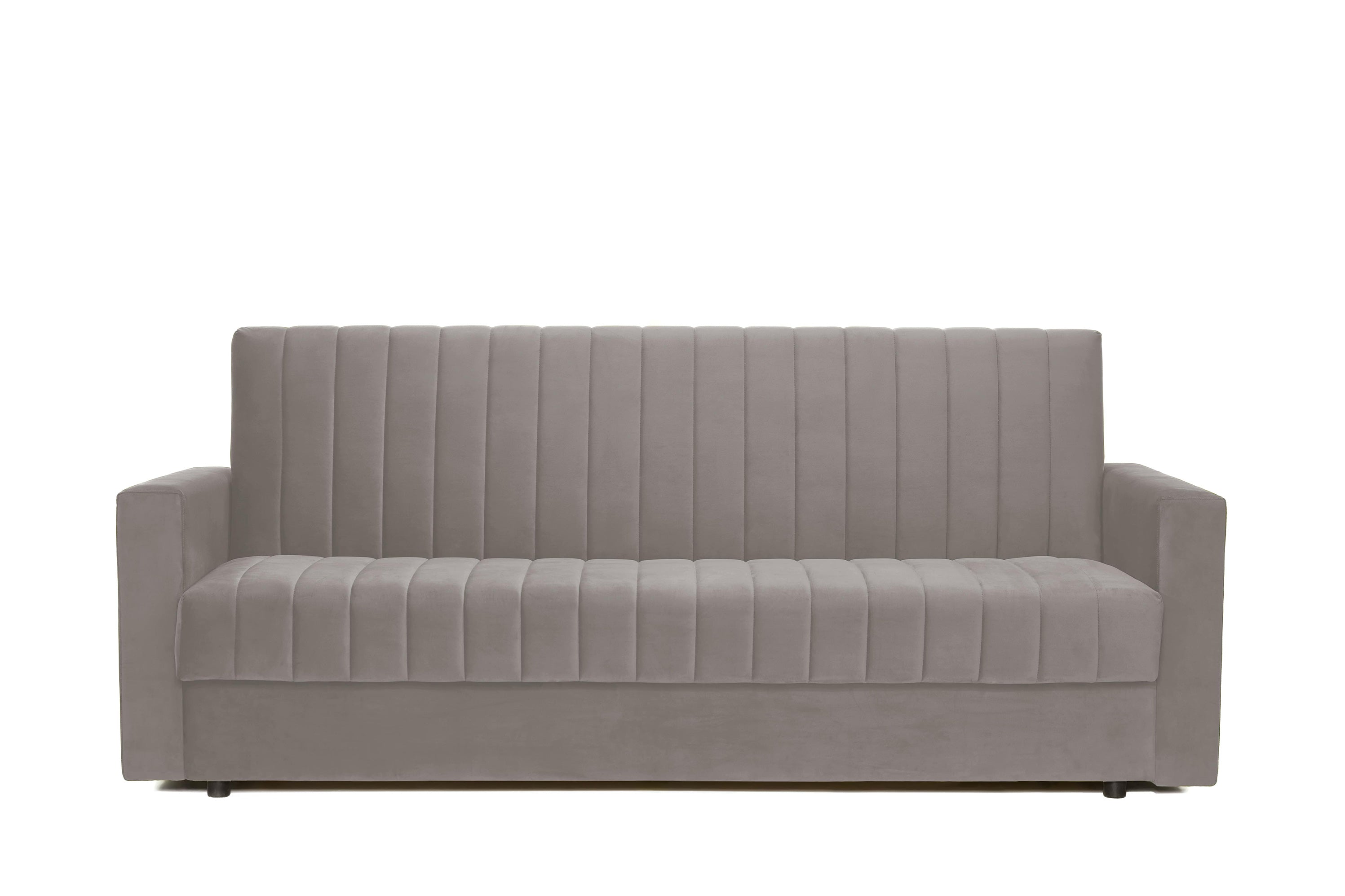 Canapea Extensibila 3 locuri Emerald, cu lada de depozitare 215x70x90 cm- Prestigehome.ro - Canapea - Prestige - #Color_velutto-Gri