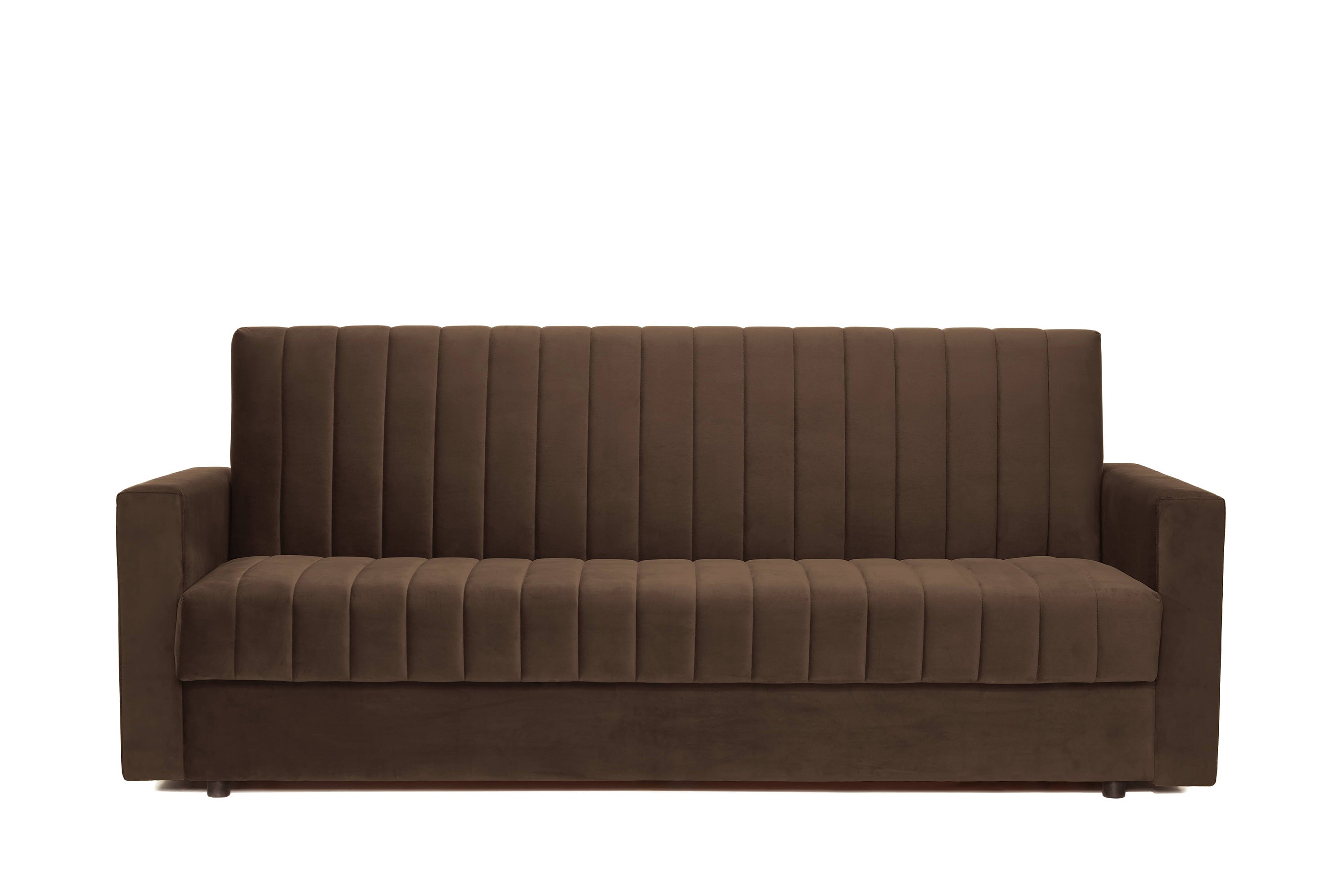 Canapea Extensibila 3 locuri Emerald, cu lada de depozitare 215x70x90 cm- Prestigehome.ro - Canapea - Prestige - #Color_velutto-Maro