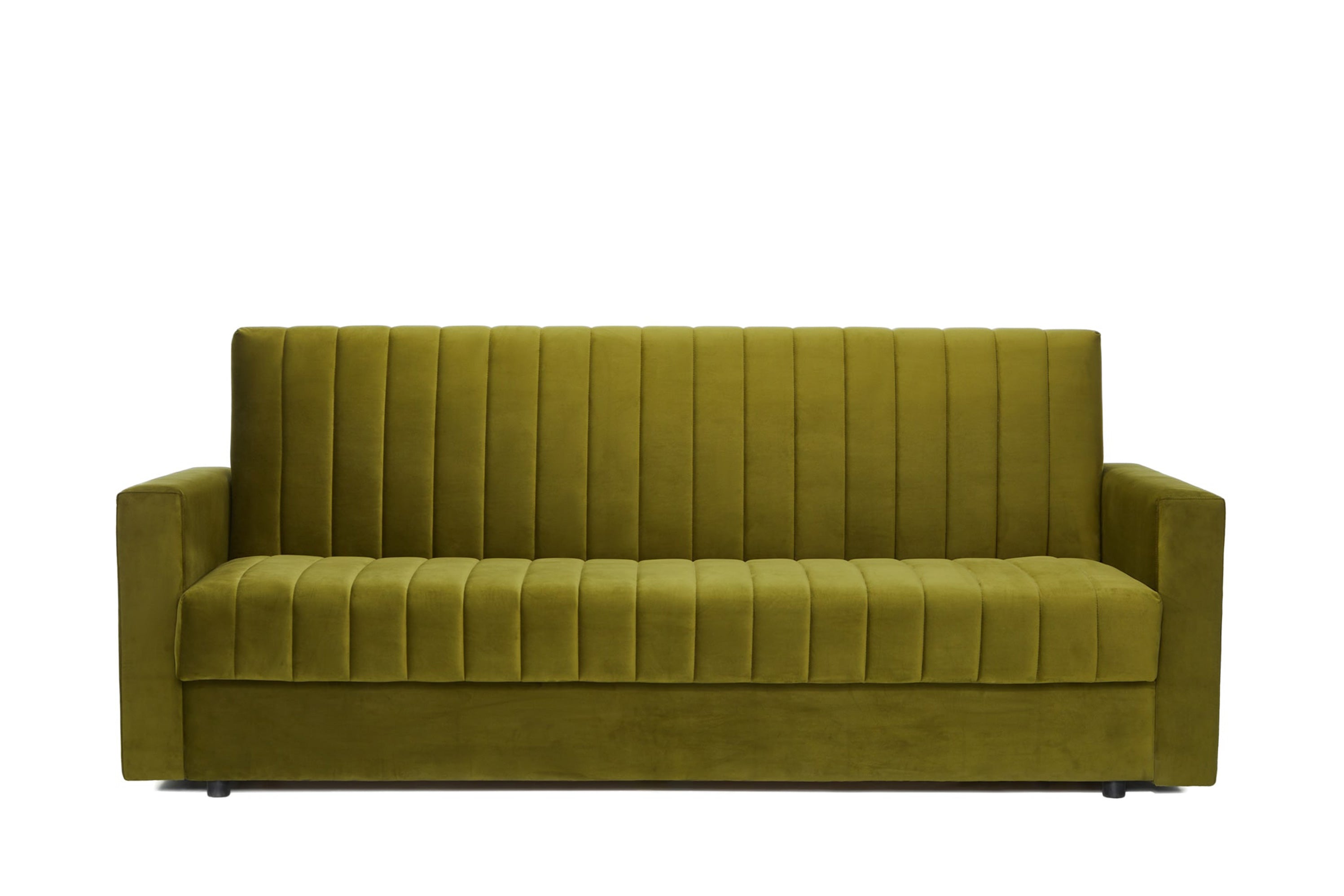 Canapea Extensibila 3 locuri Emerald, cu lada de depozitare, 215x70x90 cm - Prestigehome.ro - Canapea - Prestige - #color_velutto-masliniu