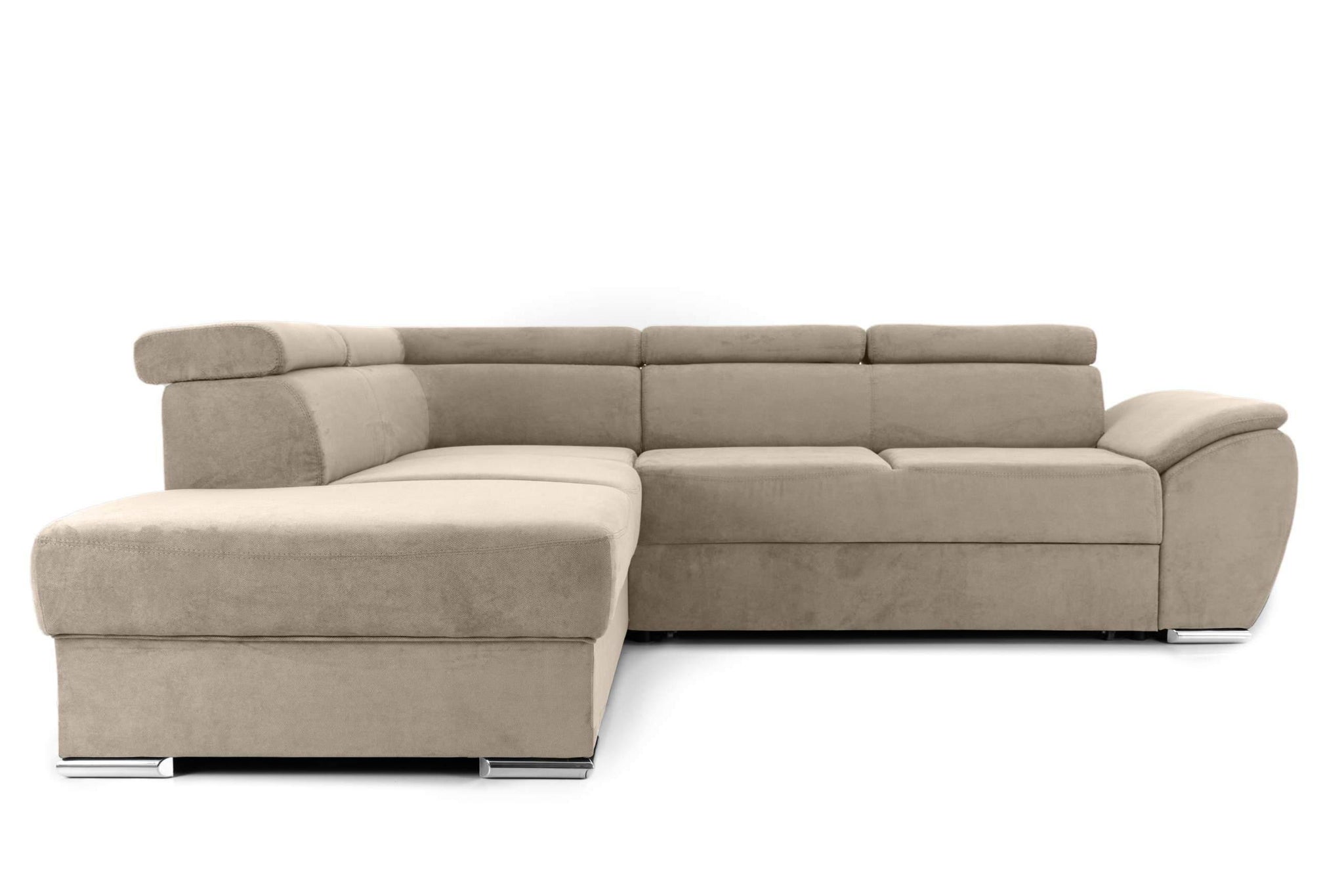 Colțar Extensibil CUBA, cu tetiere reglabile, variante stânga/dreapta 266x232x80 cm