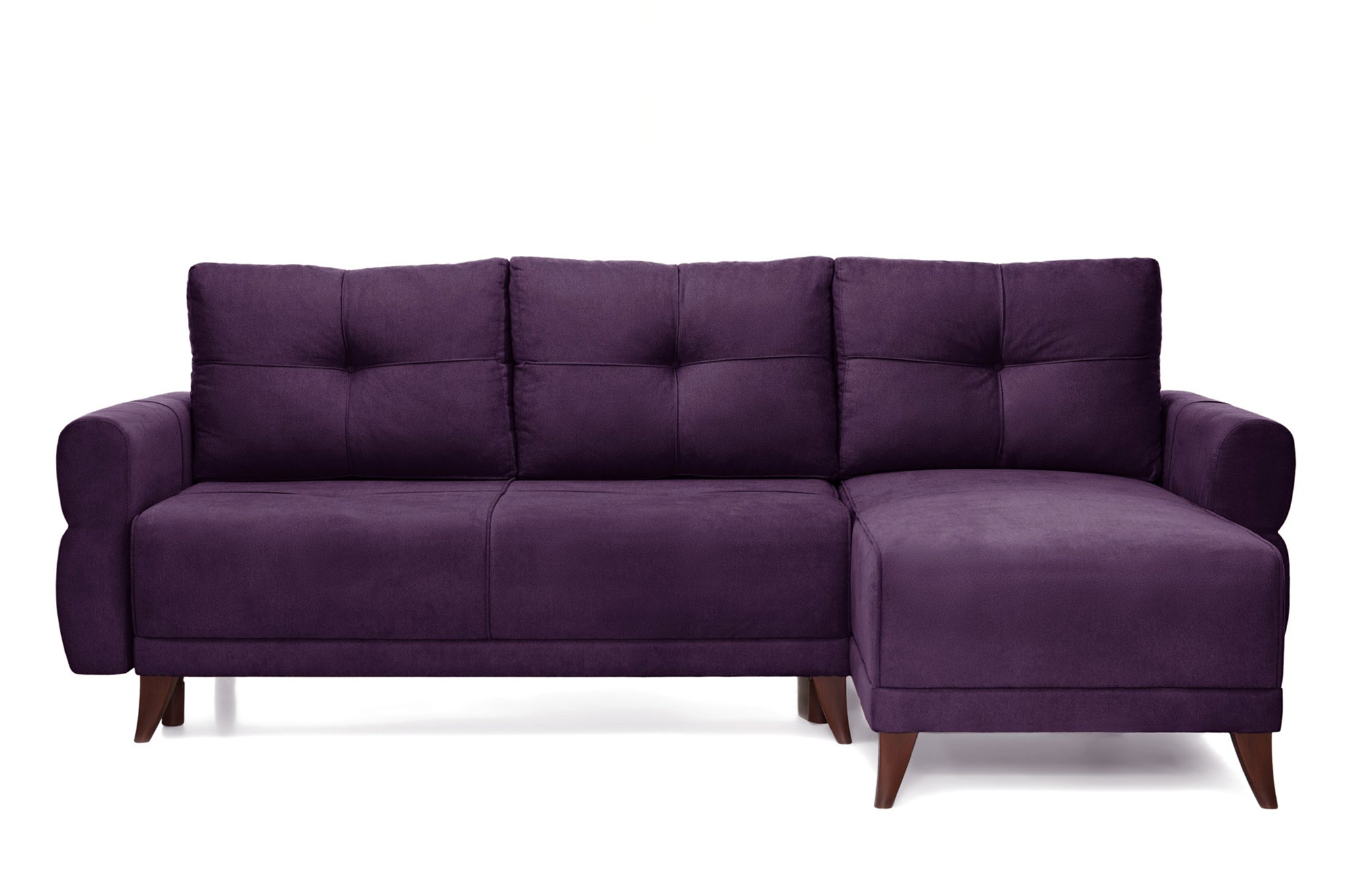 Coltar Extensibil 3 locuri Larin, cu lada de depozitare, 235x90x100 cm - Prestigehome.ro - Coltar - Prestige - #color_violet-enjoy