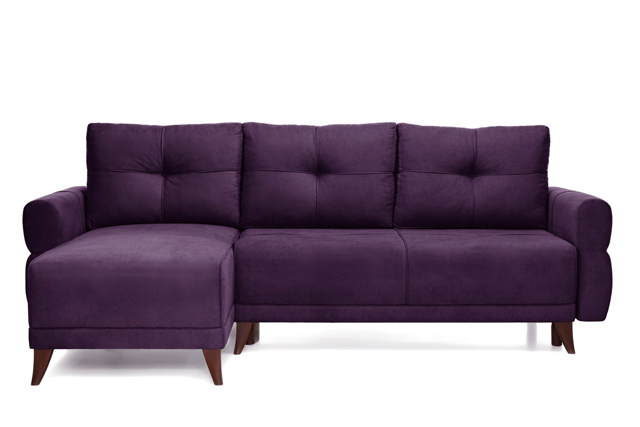 Colțar Extensibil LARIN, cu ladă de depozitare, șezlong interschimbabil, 235x90x100 cm - Outlet