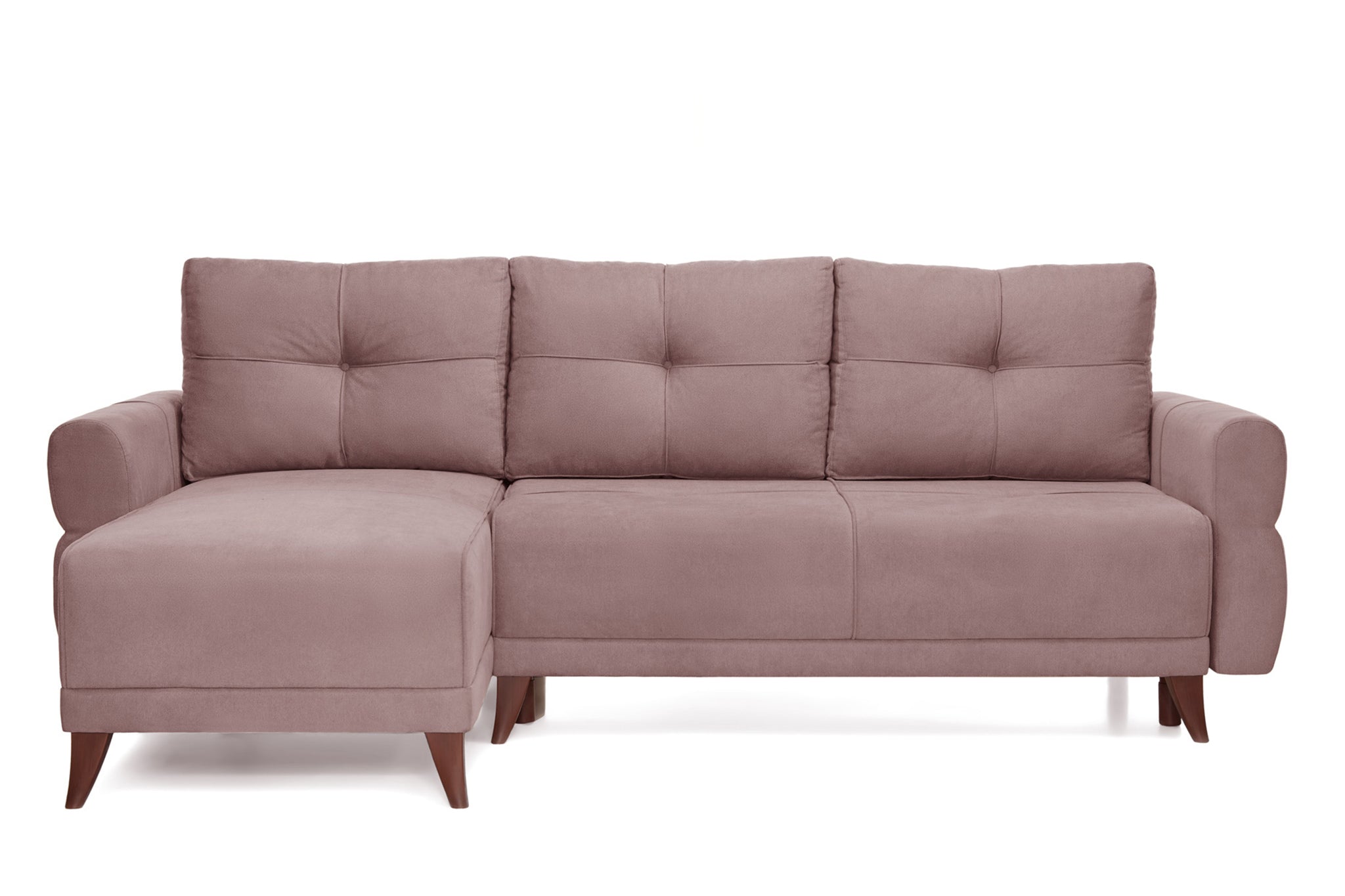 Colțar Extensibil LARIN, cu ladă de depozitare, șezlong interschimbabil, 235x90x100 cm - Outlet