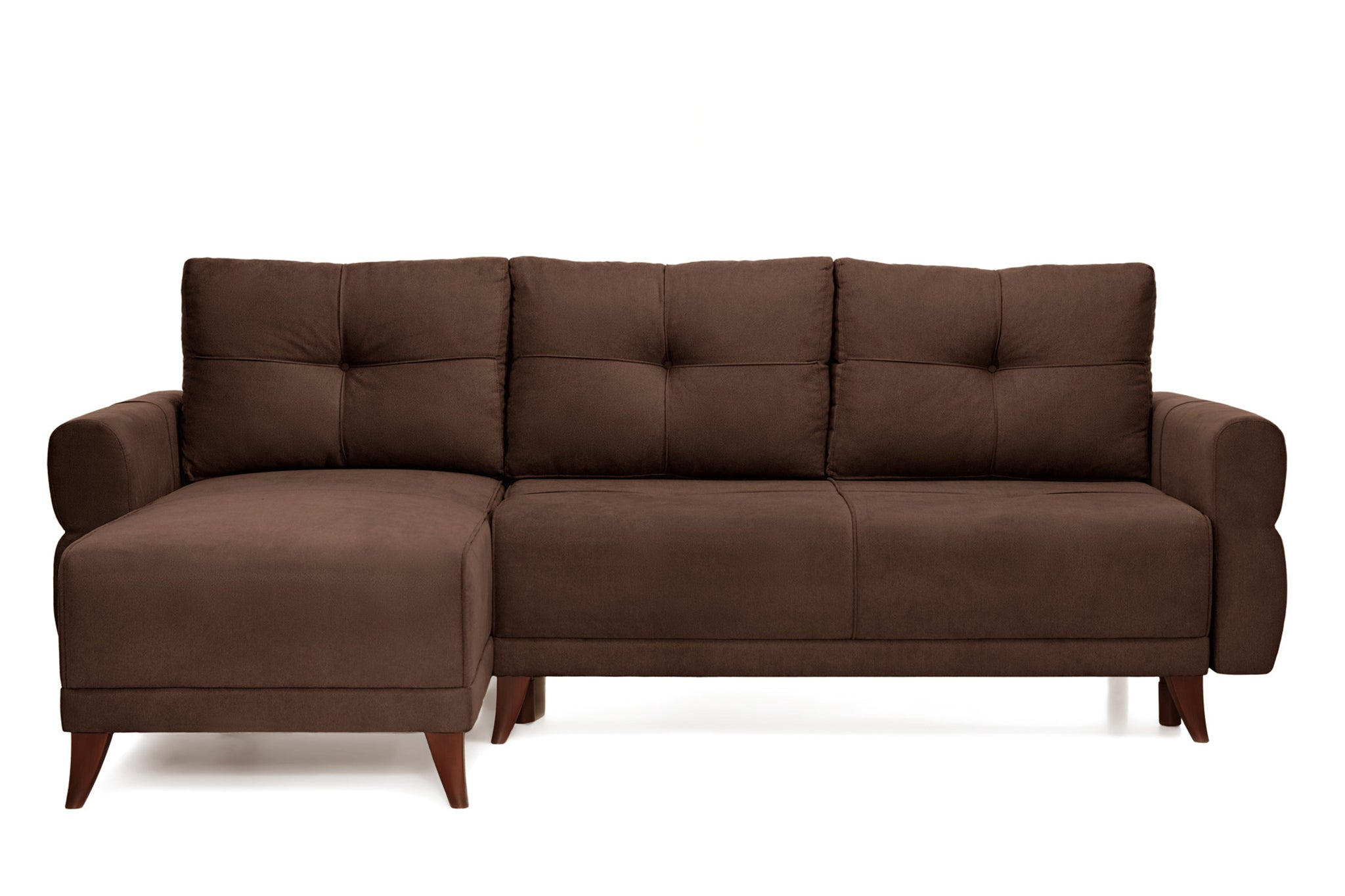 Colțar Extensibil LARIN, cu ladă de depozitare, șezlong interschimbabil, 235x90x100 cm - Outlet