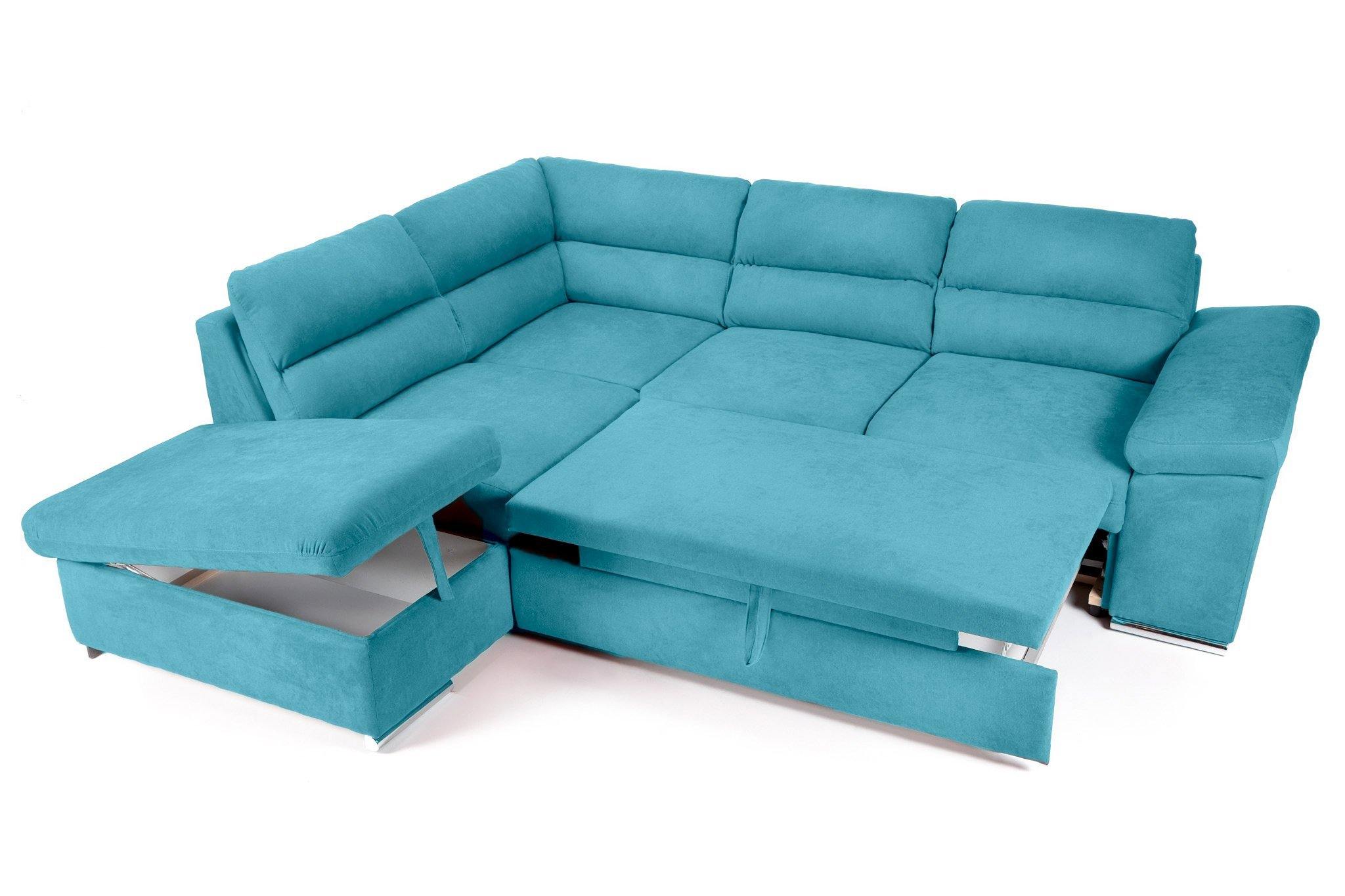 Coltar Extensibil ALONSO, cu lada de depozitare, variante stanga/dreapta 265x220x85 cm, Rosu - Prestigehome.ro - Coltare - Prestige - #variante coltar_stanga #color_turcoaz-enjoy