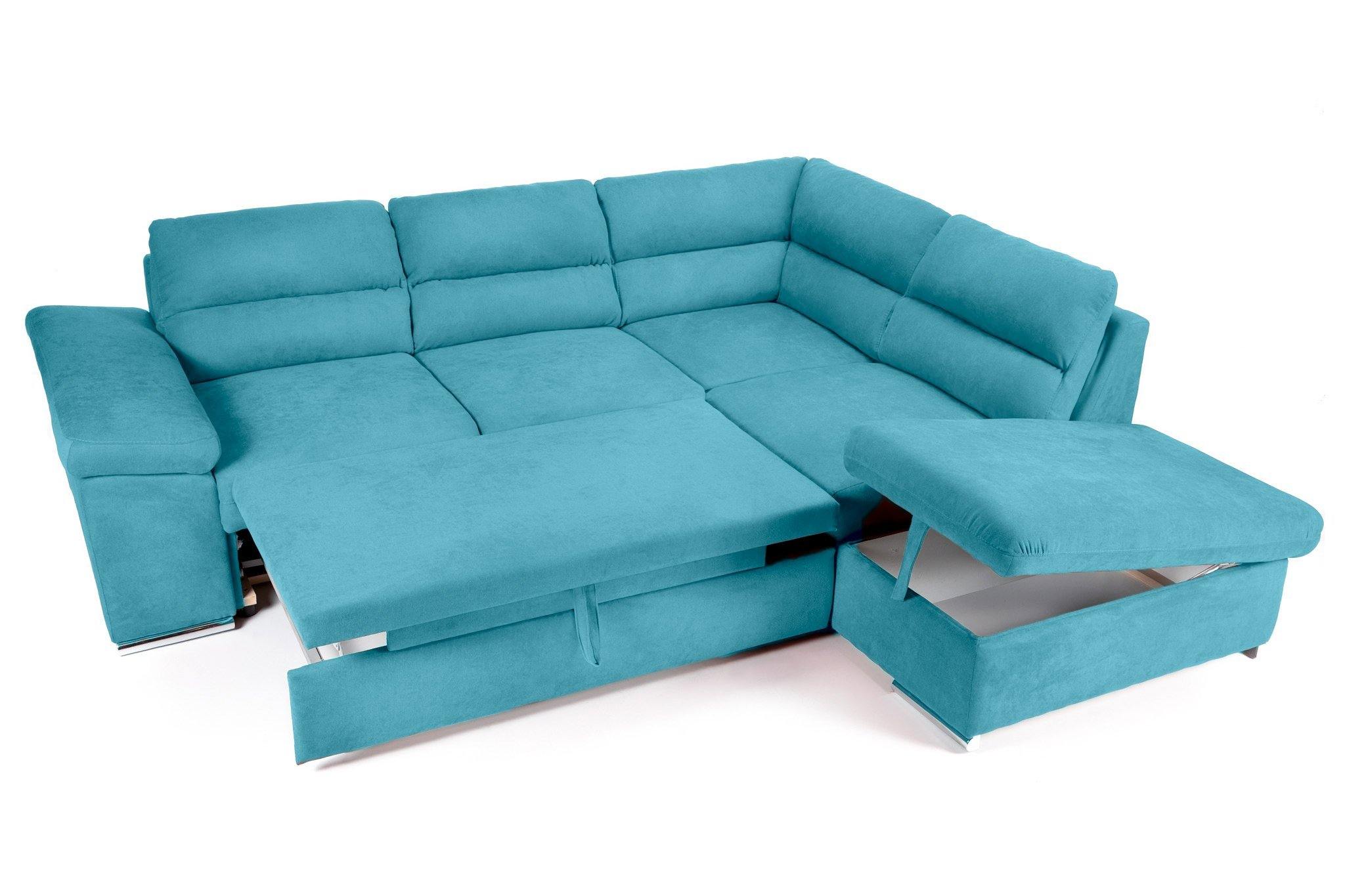Coltar Extensibil ALONSO, cu lada de depozitare, variante stanga/dreapta 265x220x85 cm, Rosu - Prestigehome.ro - Coltare - Prestige - #variante coltar_dreapta #color_turcoaz-enjoy