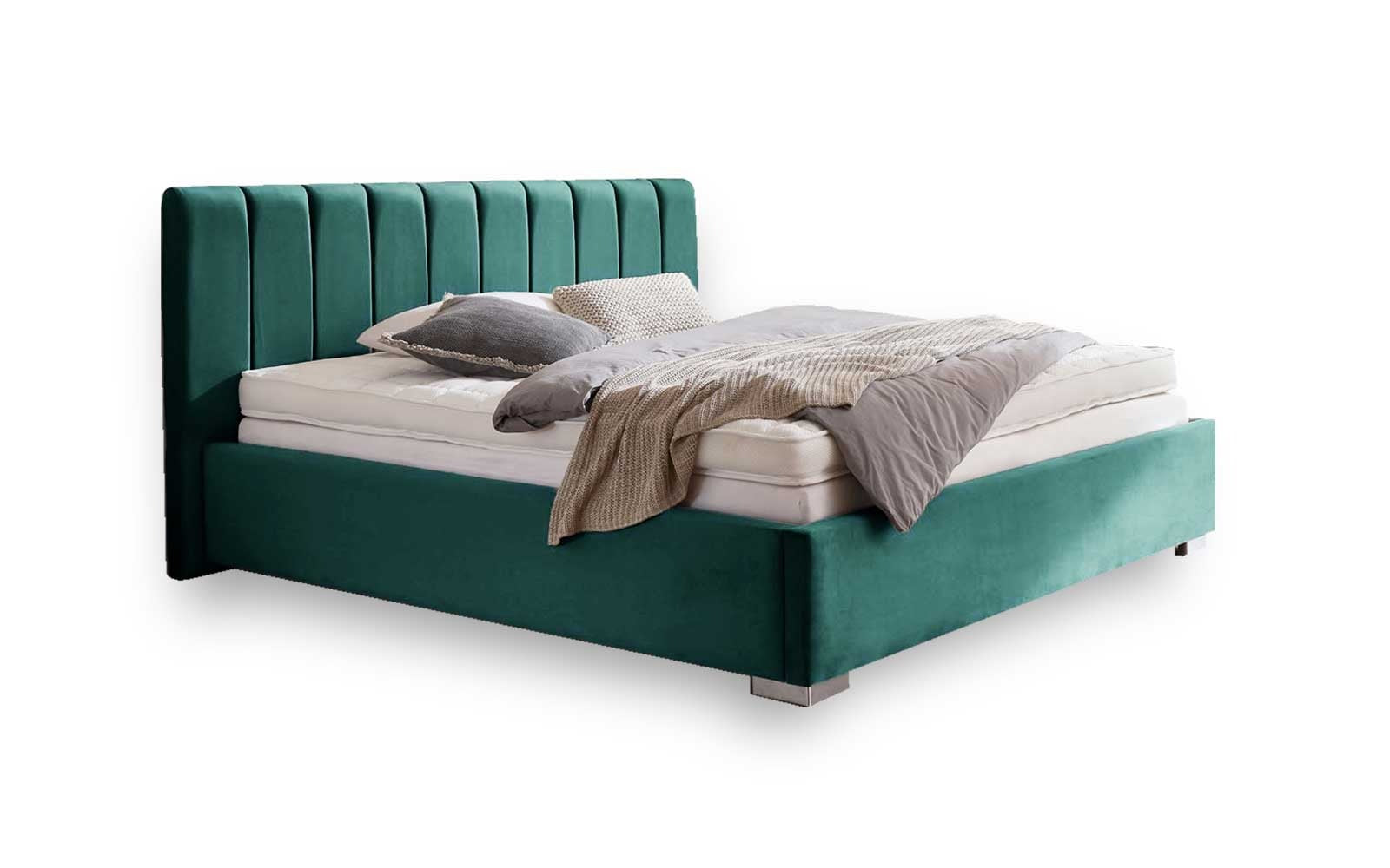 Pat Tapitat Santiago, cu Lada Rabatabil, Verde-Smarald, Prestigehome.ro, Prestige, #Color_swing-verde