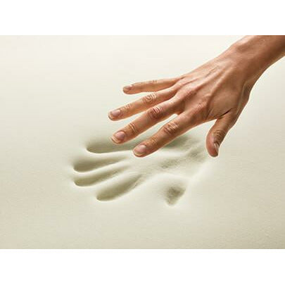 Topper saltea Memory 4 cm, cu spumă memory, husă antialergică și lavabilă, Grosime: 5 cm