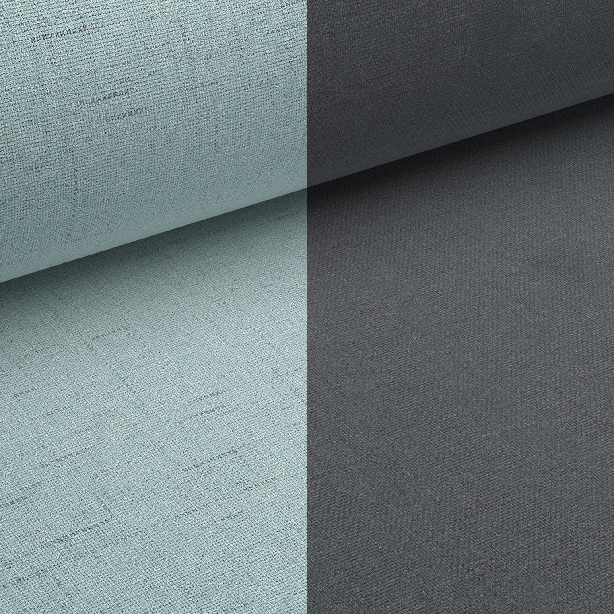 Coltar Extensibil 3 locuri Cesar, cu lada de depozitare, 247x160x85 cm - Prestigehome.ro - Coltar - Prestige #color_menta-albastru